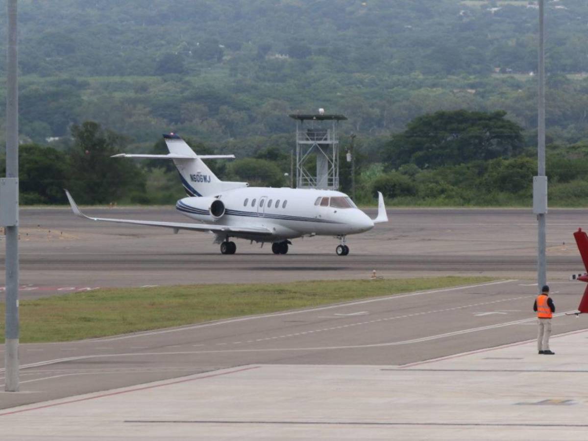 La llegada de Juan Orlando Hernández a Honduras en imágenes