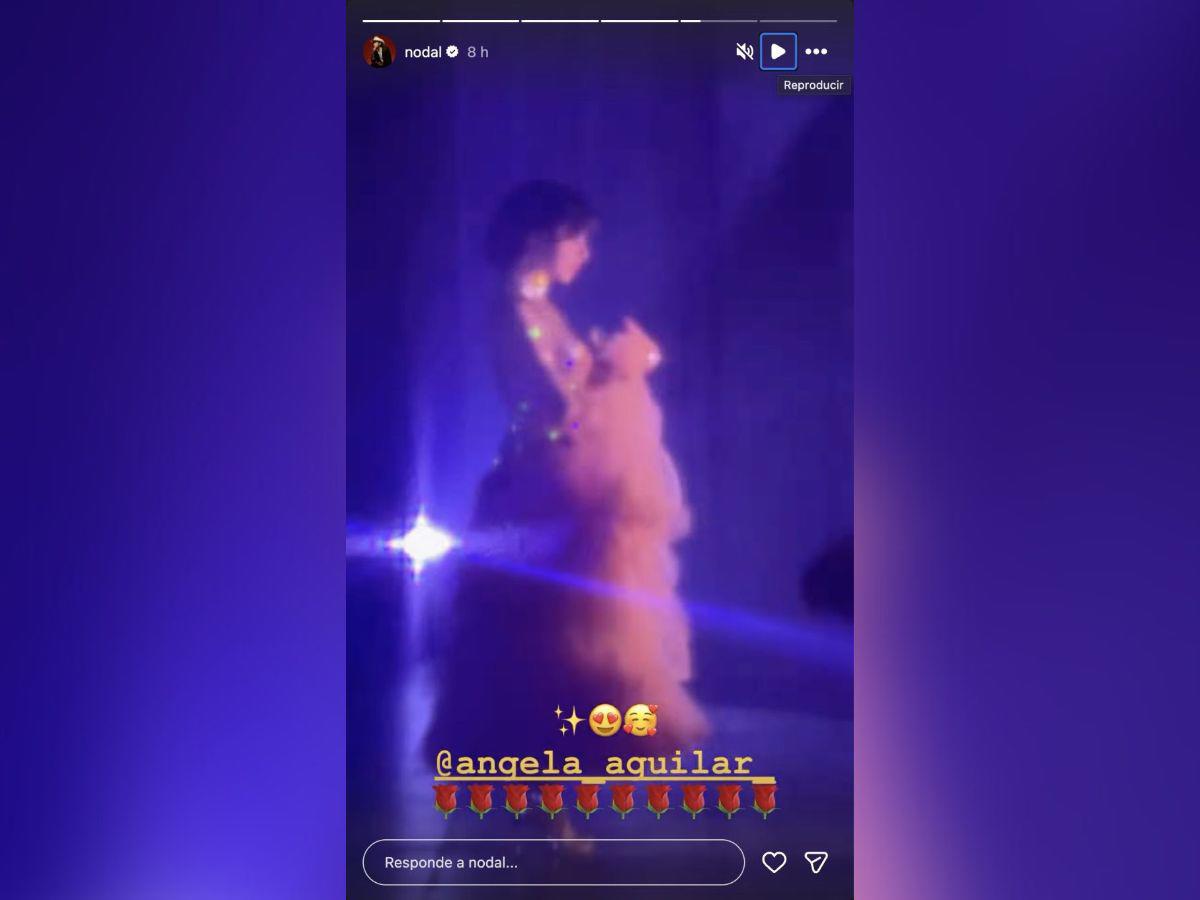 Ángela Aguilar presume a Nodal tras encuentro de Belinda y Cazzu