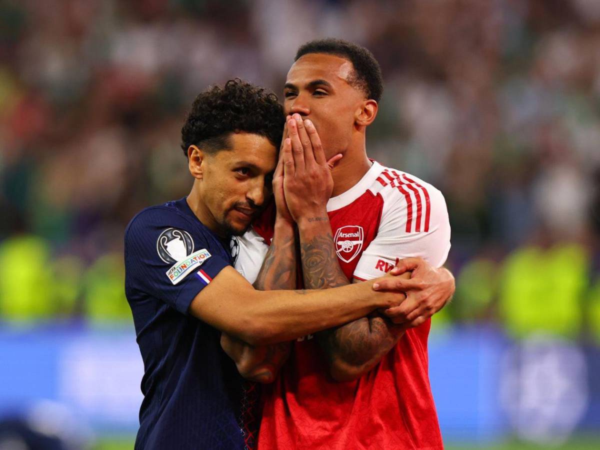 PSG festejó a lo grande, llanto de los jugadores del Arsenal y consuelos