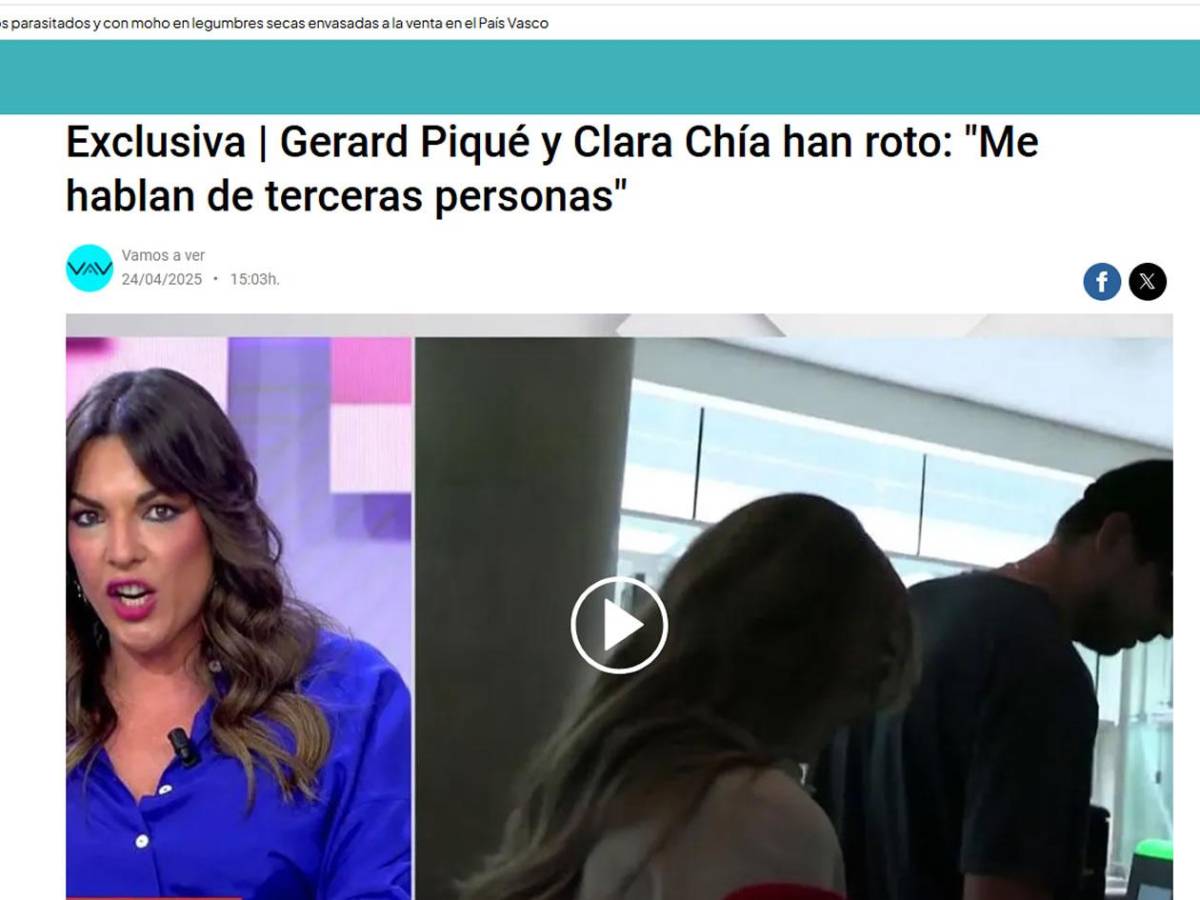 Piqué y Clara Chía terminan después de tres años: revelan el motivo