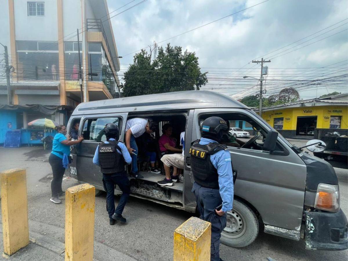 ¿Qué zonas de SPS cuentan con  mayor presencia policial en el transporte público?