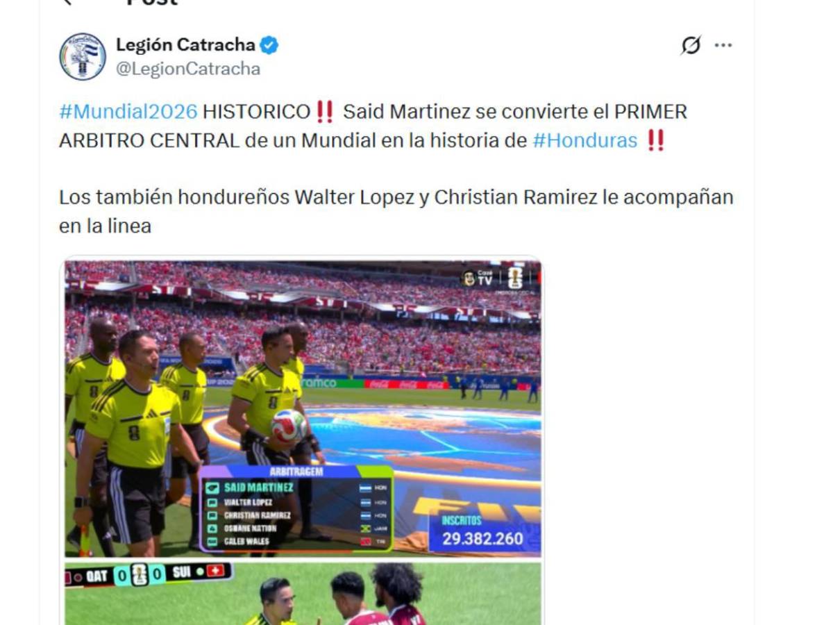 Arden las redes sociales tras trabajo de Said Martínez en el Mundial 2026: Están furiosos