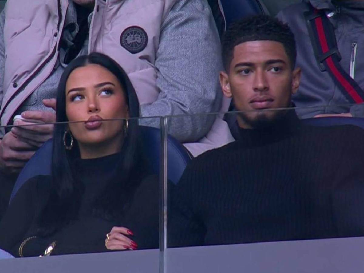 Bellingham es captado con su nueva novia en el Bernabéu: es mayor que él