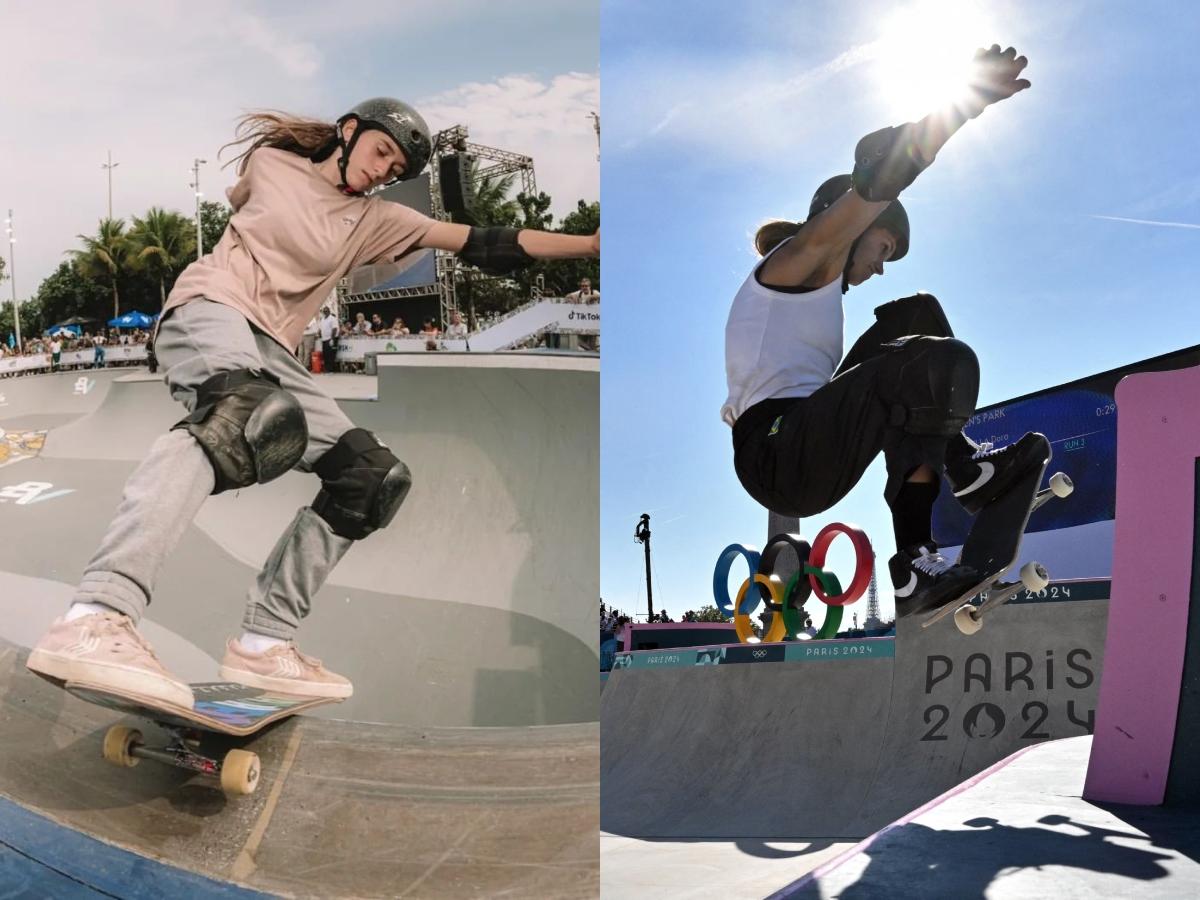 Naia Laso, skater de 15 años que brilló en París 2024