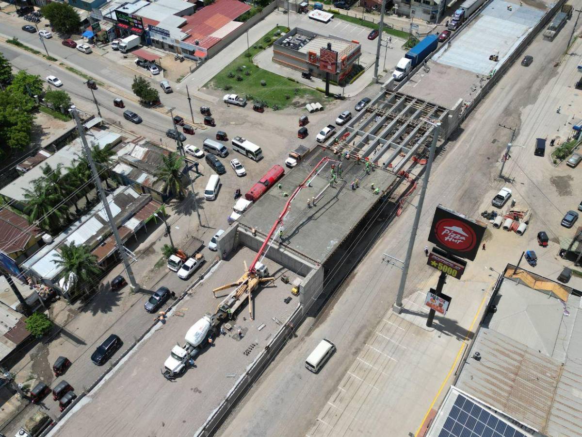 Avance del intercambiador vial en Villanueva, clave para reducir el tráfico en la CA-5