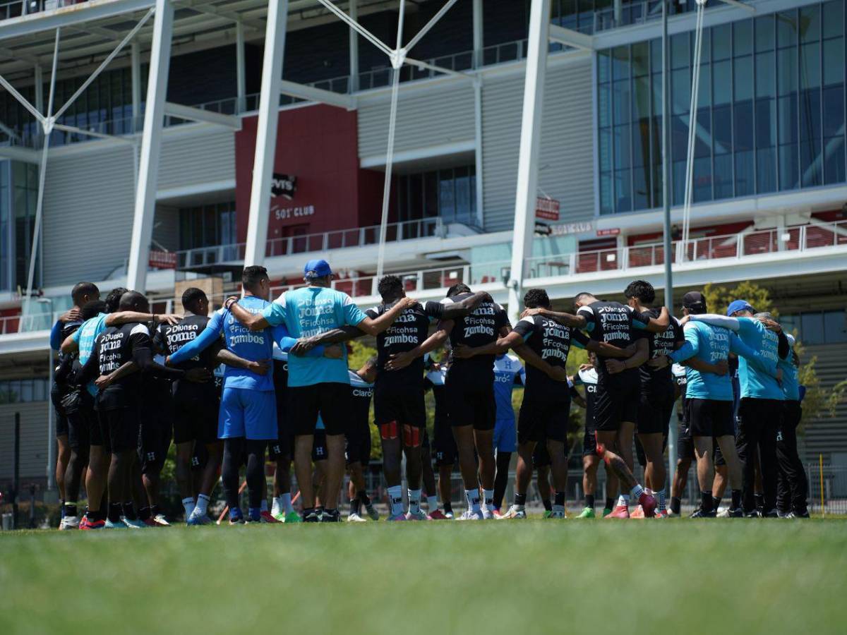 Así fue el penúltimo entreno de Honduras antes de enfrentarse a Panamá por la Copa Oro