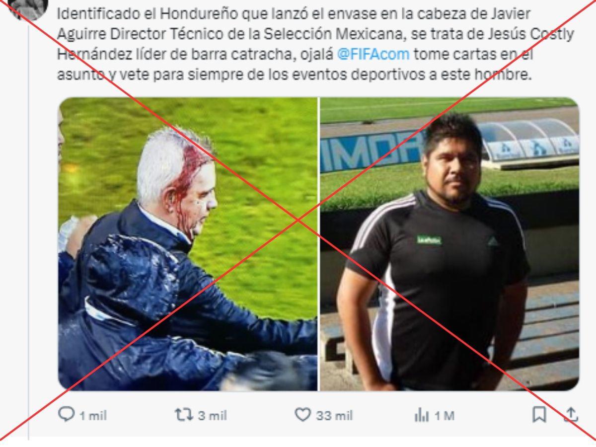 Captura de pantalla a una publicación de X realizada el 19 de noviembre de 2024.