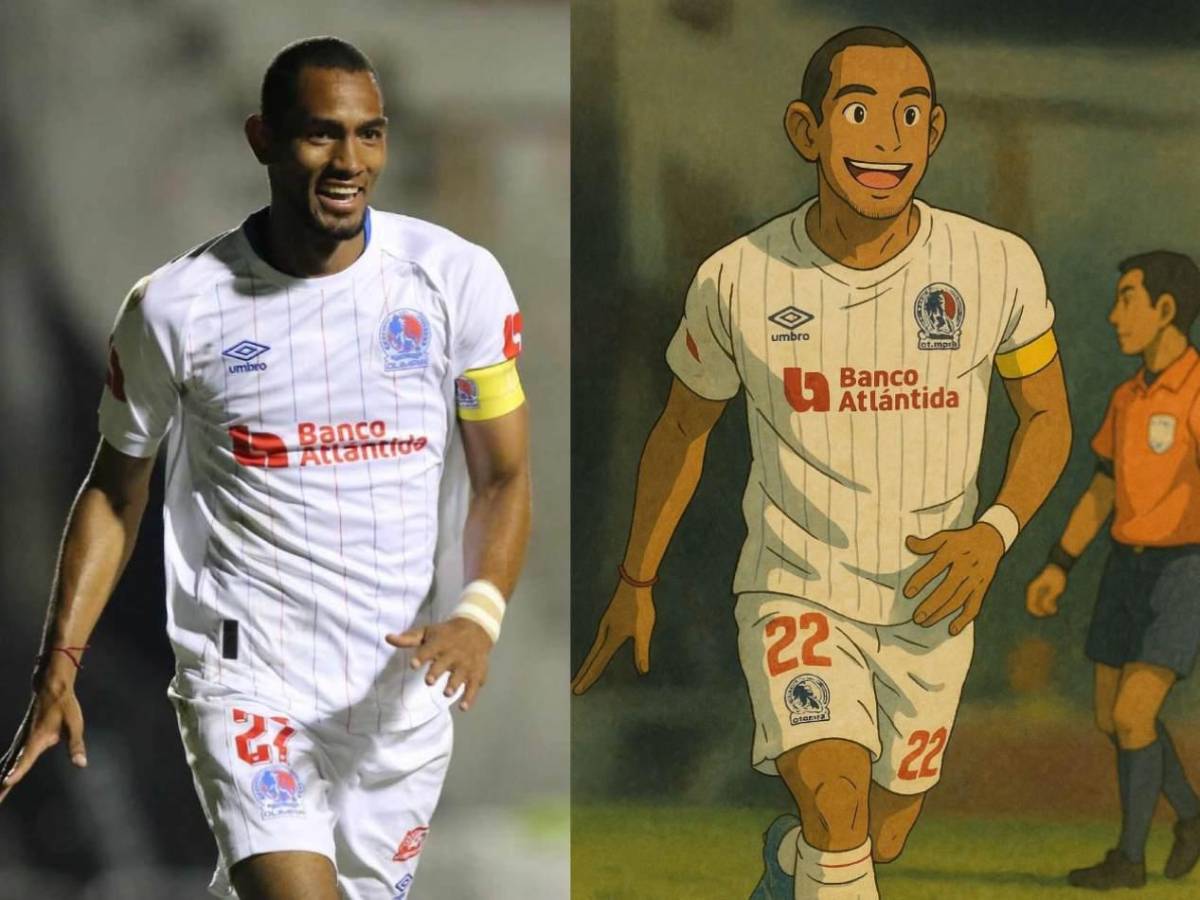 Al estilo Ghibli: la IA transforma a los futbolistas hondureños y así lucen