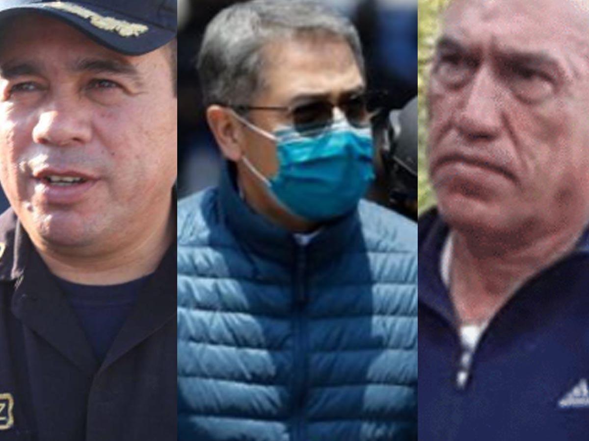 Mauricio Hernández Pineda, Juan Orlando Hernández y Juan Carlos “El Tigre” Bonilla.