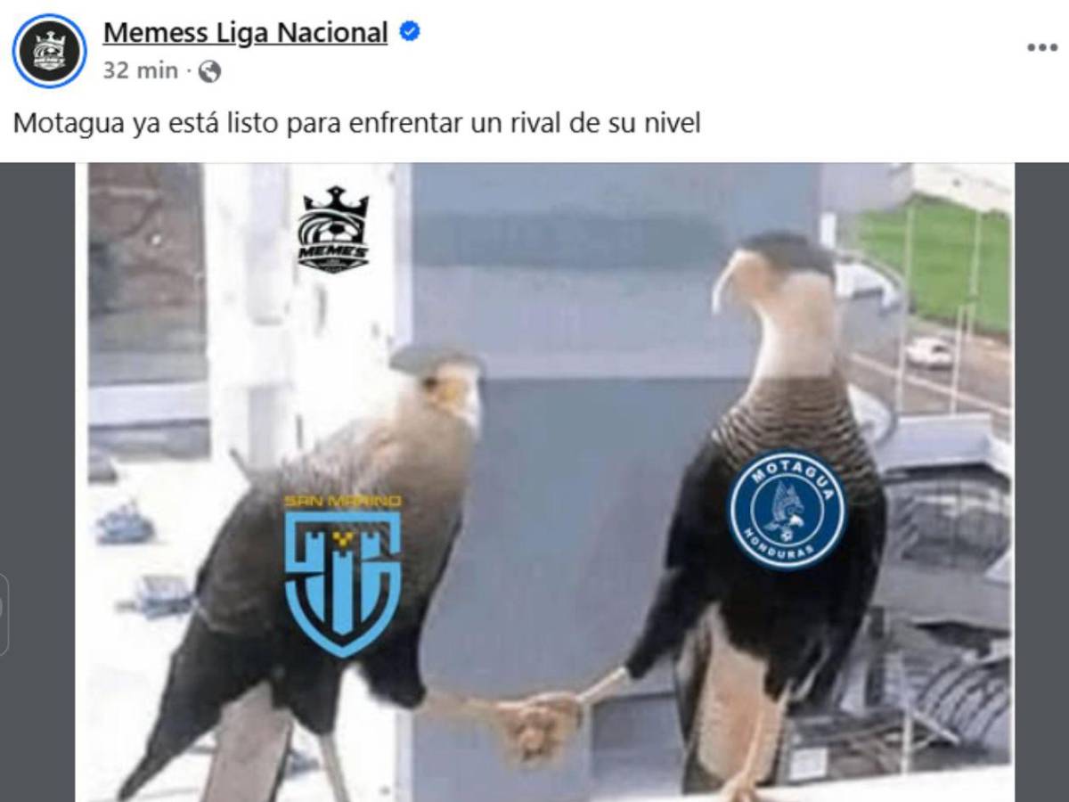 Motagua es víctima de burlas: los crueles memes tras la derrota vs Cartaginés