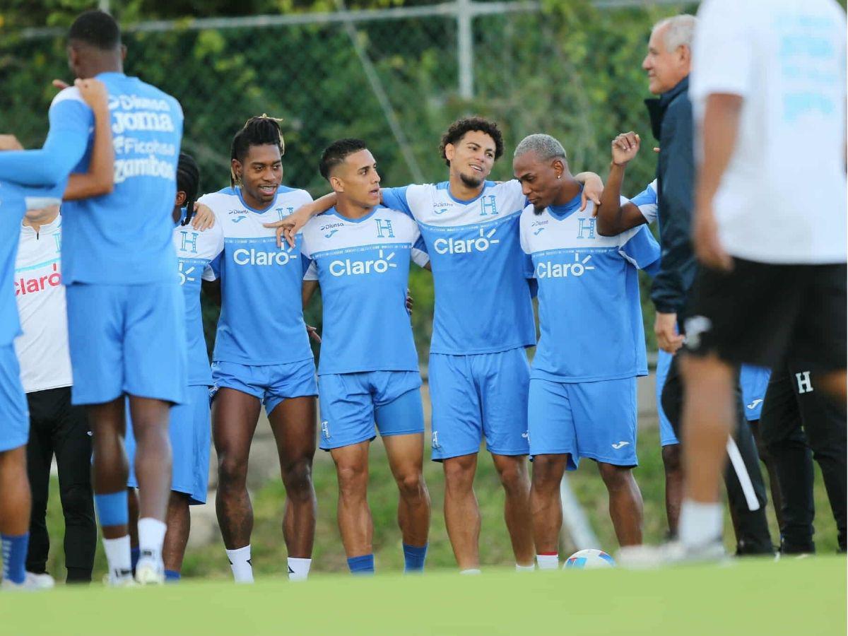 Último entreno de Honduras: bebé enamoró a Vega y Rueda; Edrick puso el ambiente