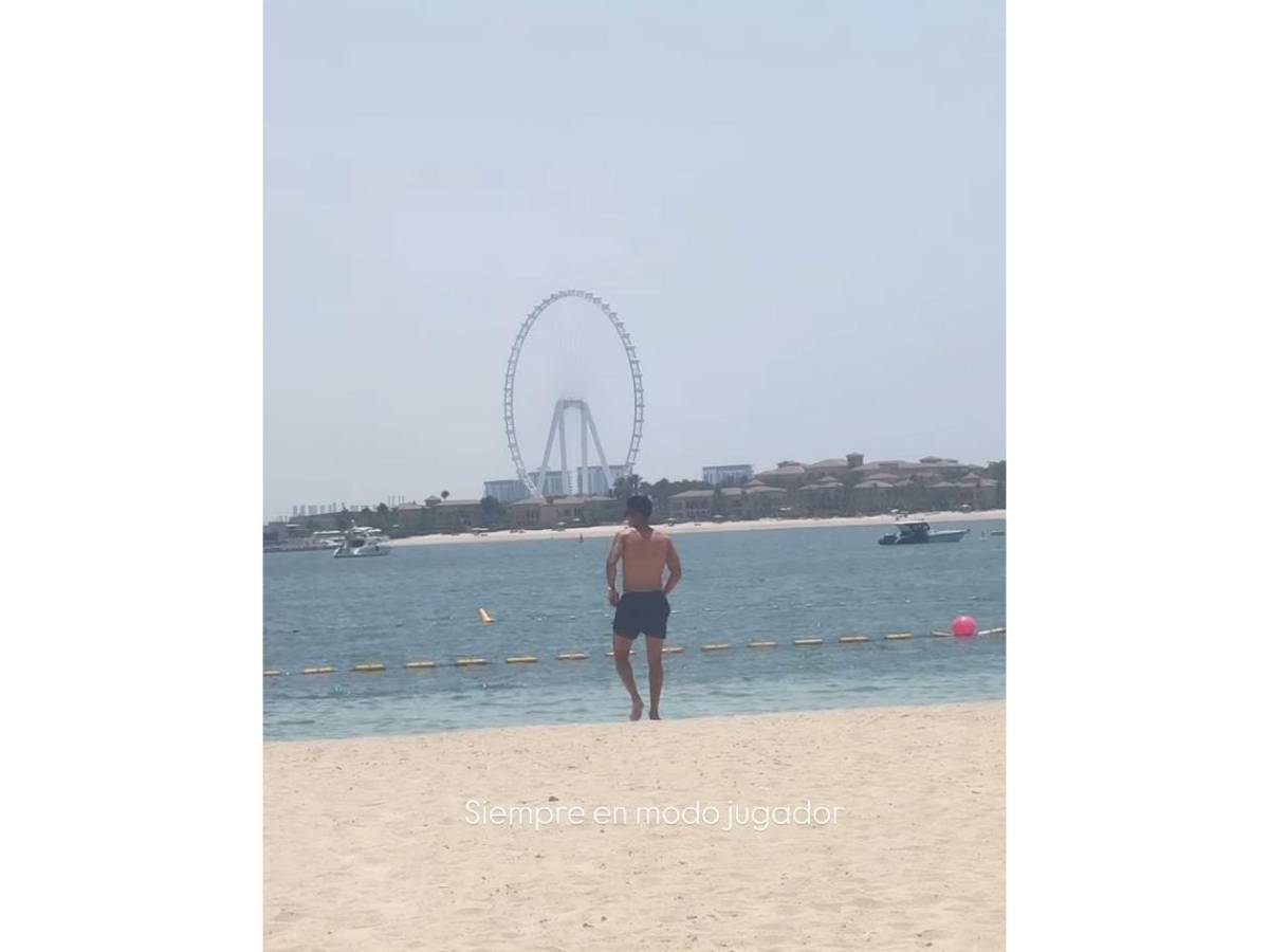 Luis Palma de vacaciones en Dubai junto a su bella esposa, Annie Córdova
