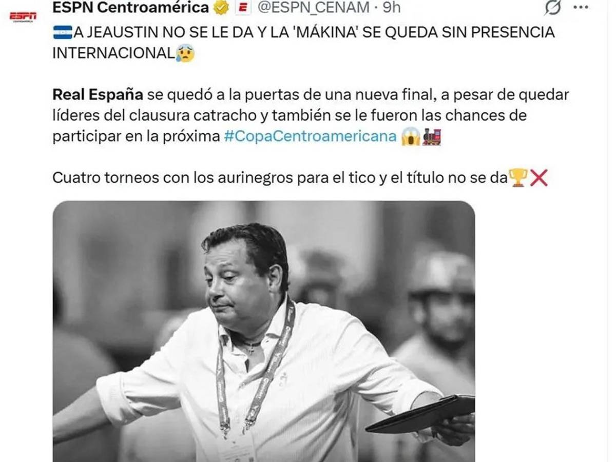 Prensa señala a dos culpables por la eliminación del Real España: Debe irse ya