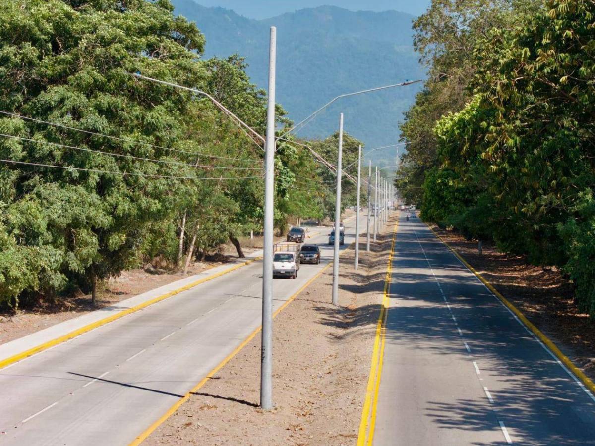 Así luce proyecto de trocha sur del bulevar de acceso a El Zapotal