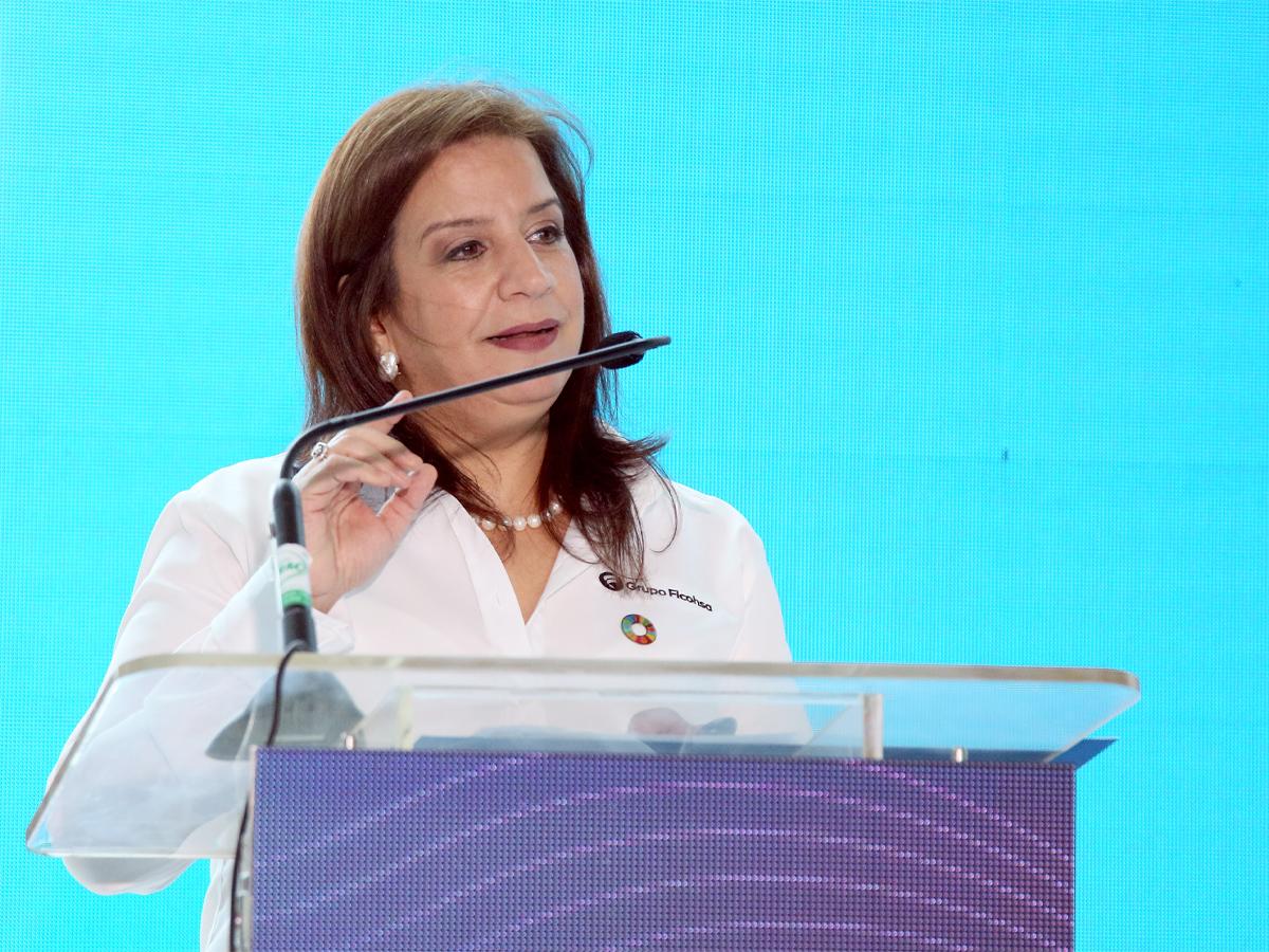 Karla Simón, vicepresidenta de Sostenibilidad de Grupo Ficohsa, señaló que el compromiso de la institución es seguir avanzando con las iniciativas de sostenibilidad.