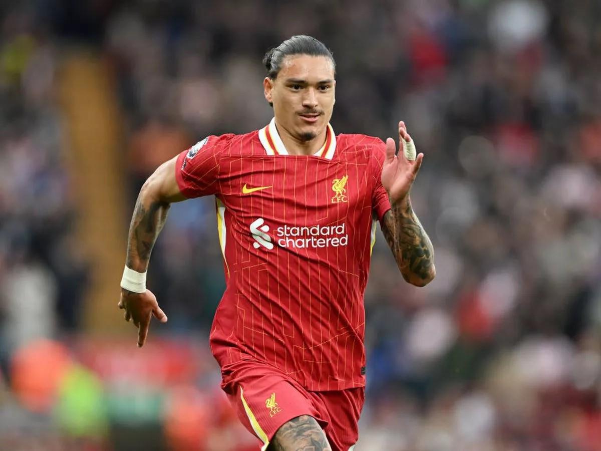 Darwin Nuñez suma pocos minutos en la nueva temporada del Liverpool.