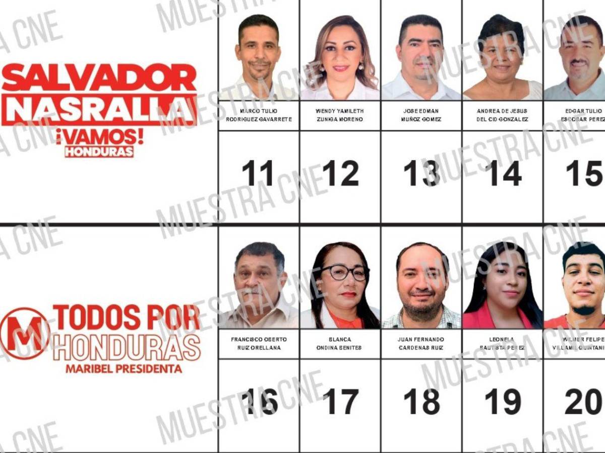 Aspiran a ser diputados del departamento de Lempira