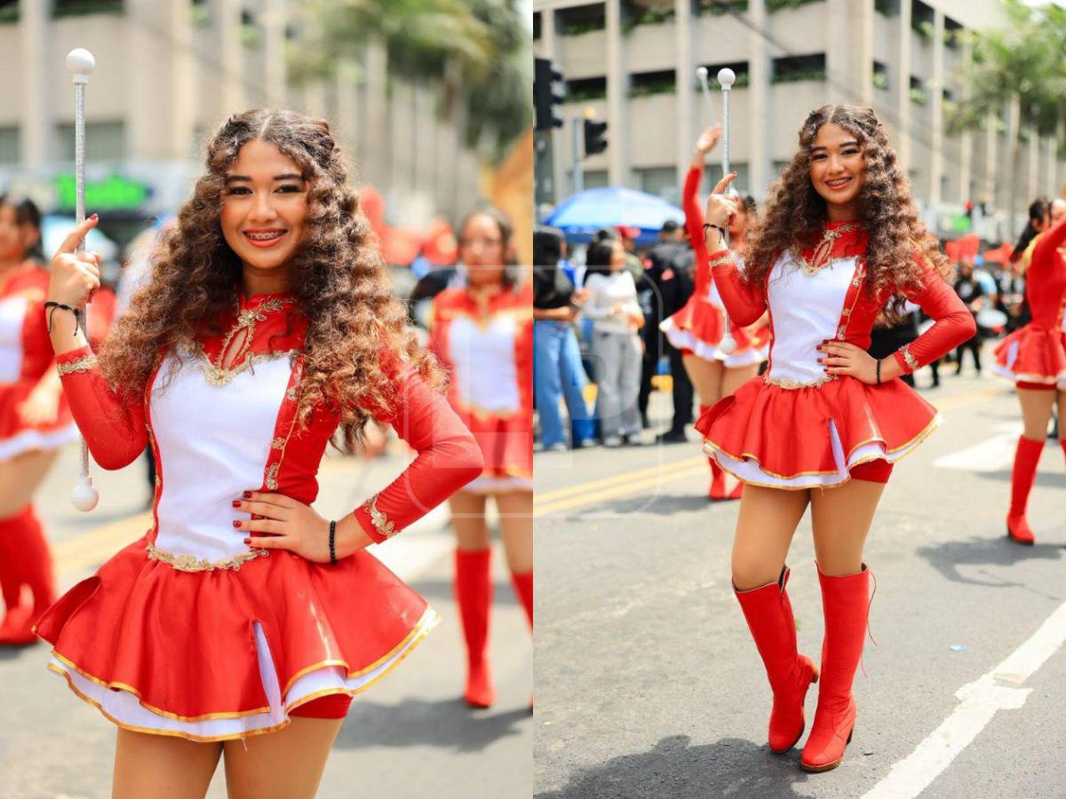Palillonas de San Pedro Sula derrochan belleza en los desfiles