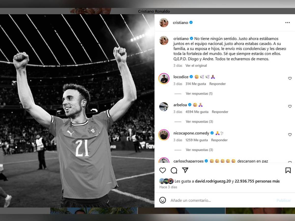 Cristiano Ronaldo y su promesa a la esposa de Diogo Jota tras no ir al funeral: ¡el mejor gesto!