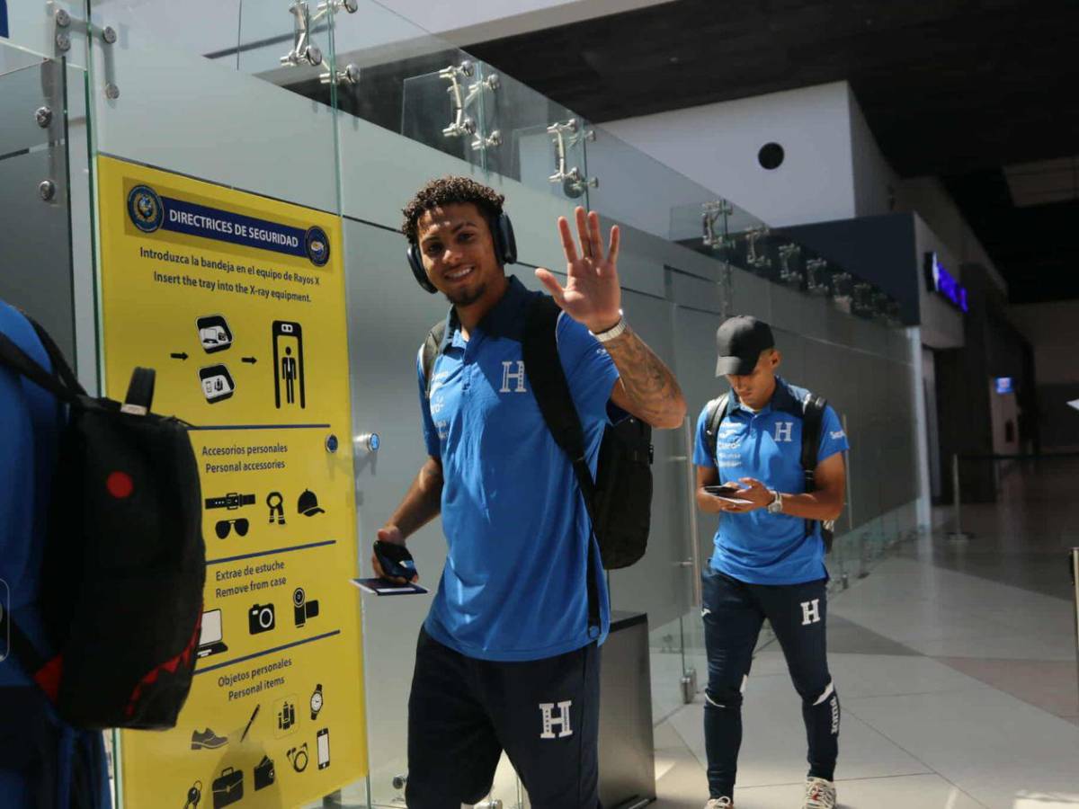 Así fue la salida de la Selección de Honduras rumbo a Curazao para enfrentar a Haití