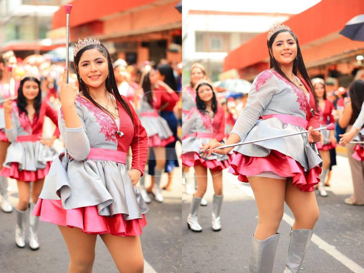 Palillonas de San Pedro Sula derrochan belleza en los desfiles