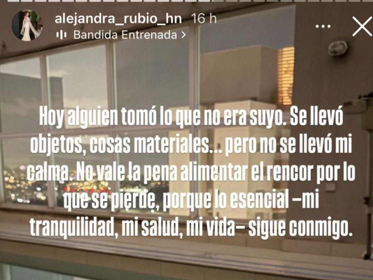 Asaltan a Alejandra Rubio en Brasil