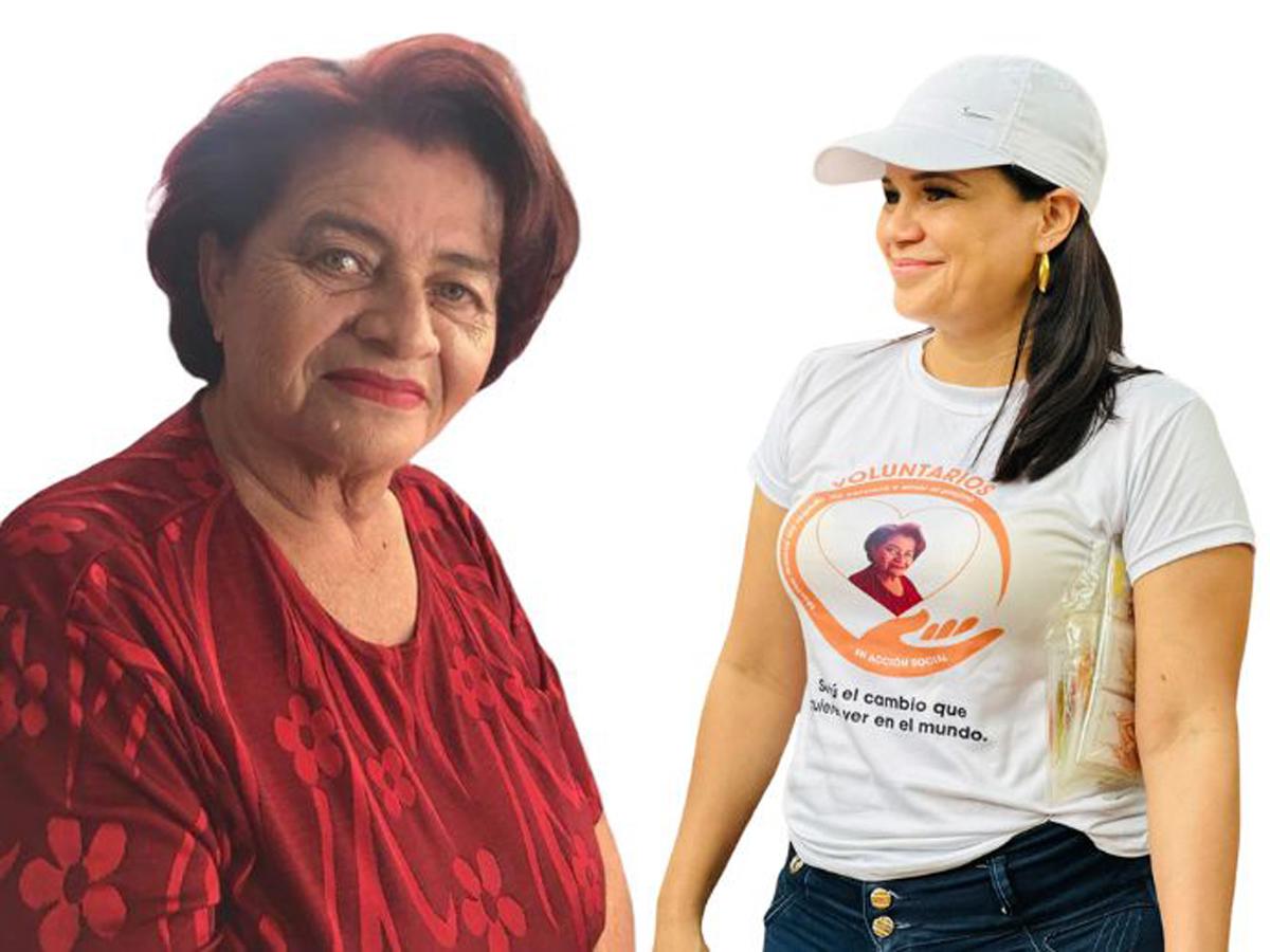 Angélica Banegas creó la Fundación Martha García, para continuar el legado de su madre, una mujer luchadora, fiel defensora de los derechos de la mujer y los niños, representante de la organización de mujeres Visitacion Padilla.