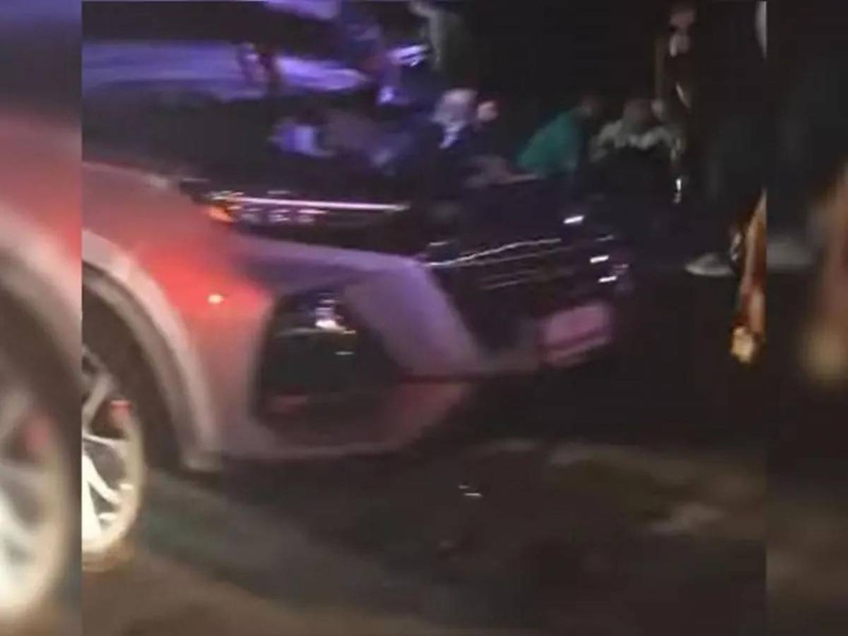 Así fue el aparatoso accidente de jugadores de Motagua: cómo quedó el carro y estado de salud