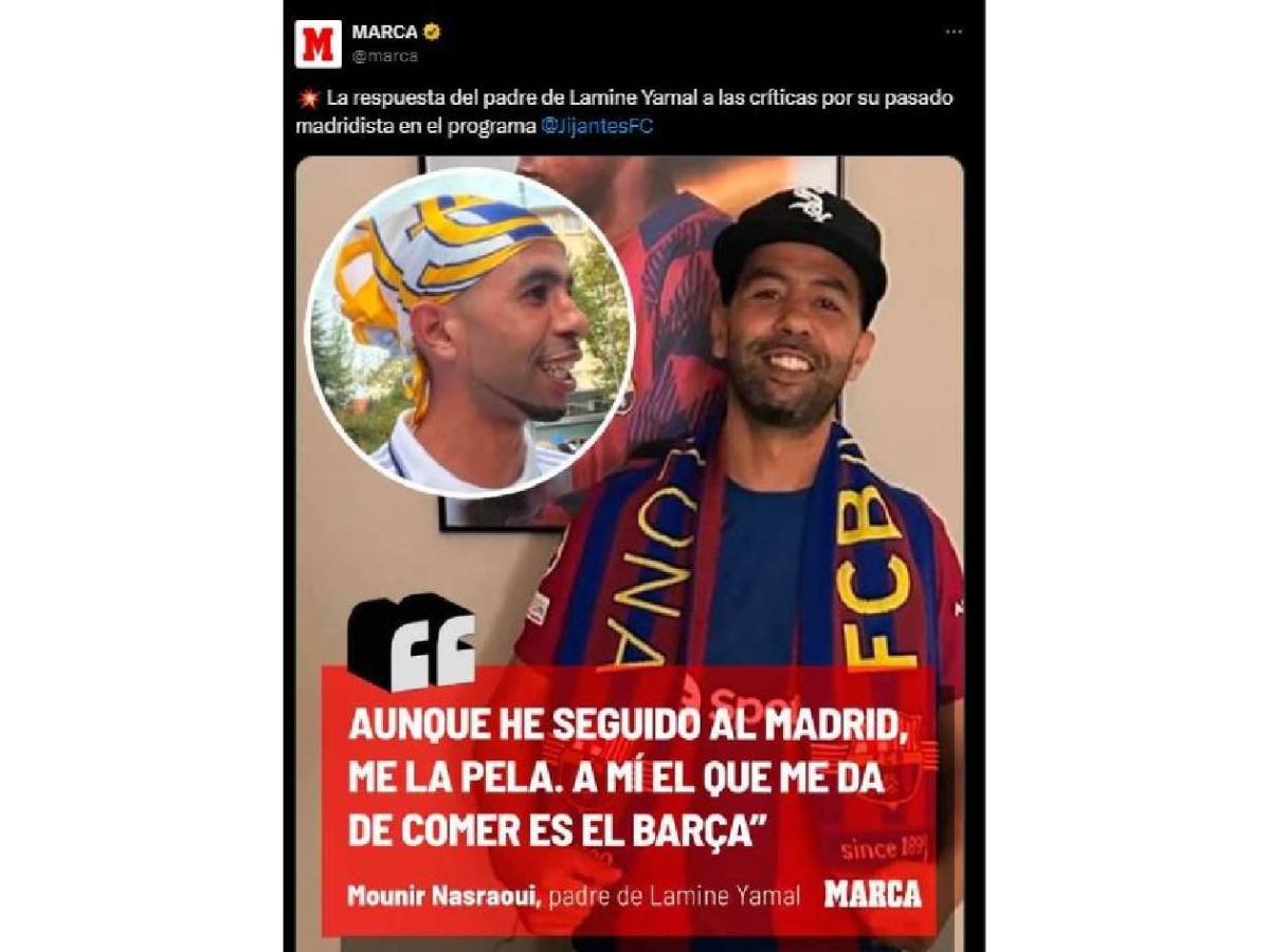Padre de Lamine causa revuelo: revelan su pasado con Real Madrid y reacciona