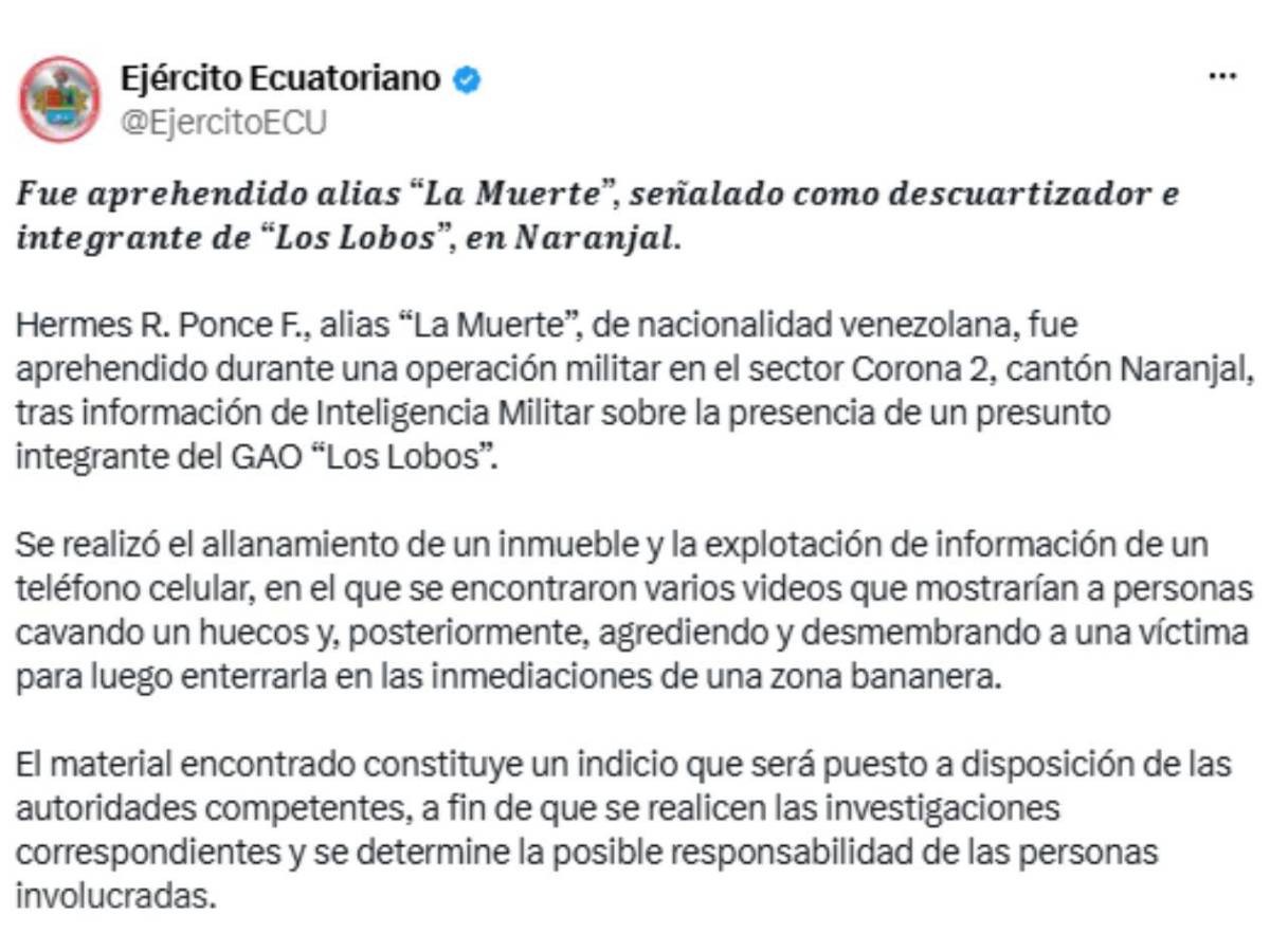 Cae el descuartizador de Los Lobos: obligaba a sus víctimas a cavar sus tumbas
