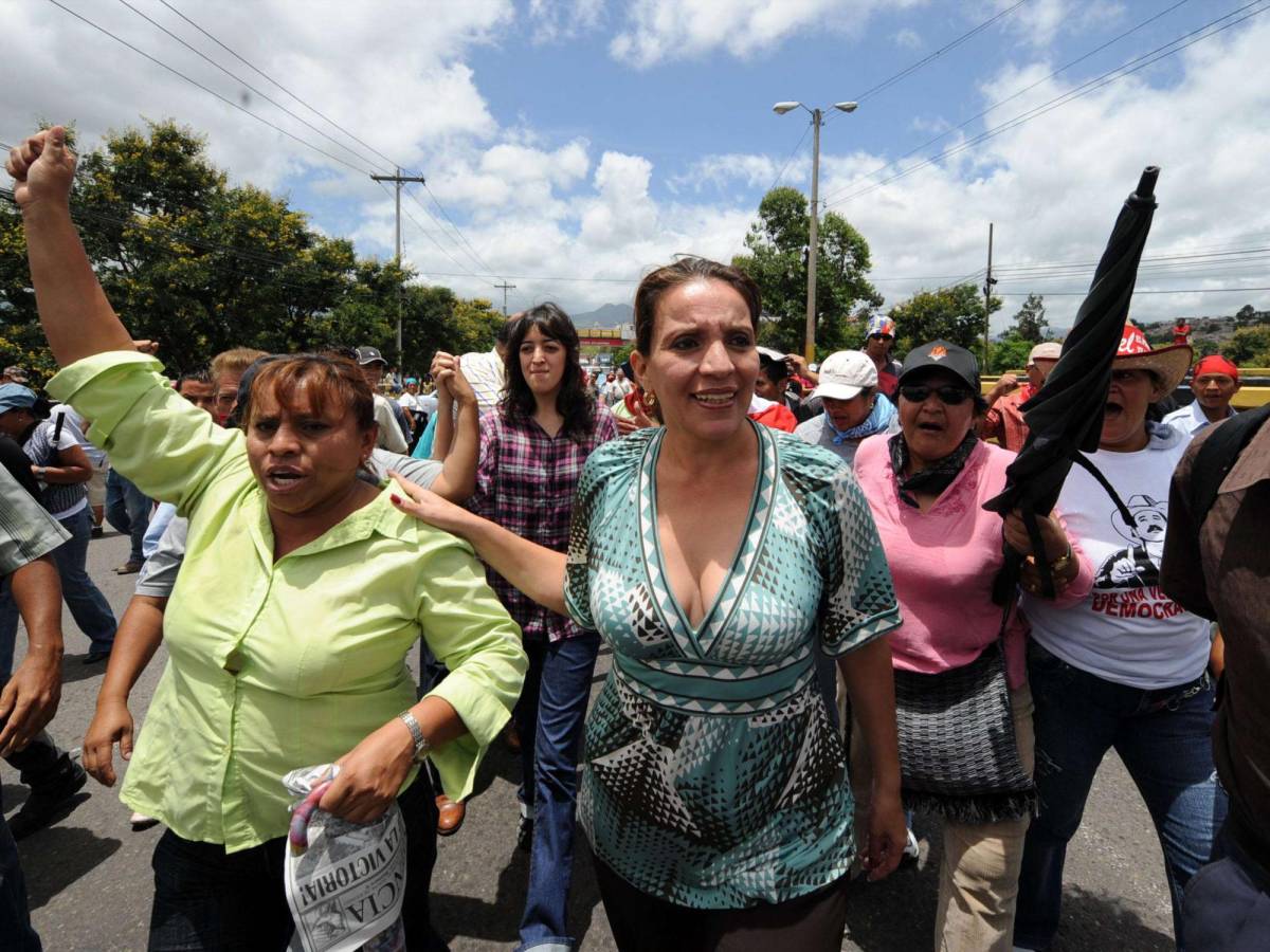 Xiomara Castro forjó su liderazgo en una década de lucha popular