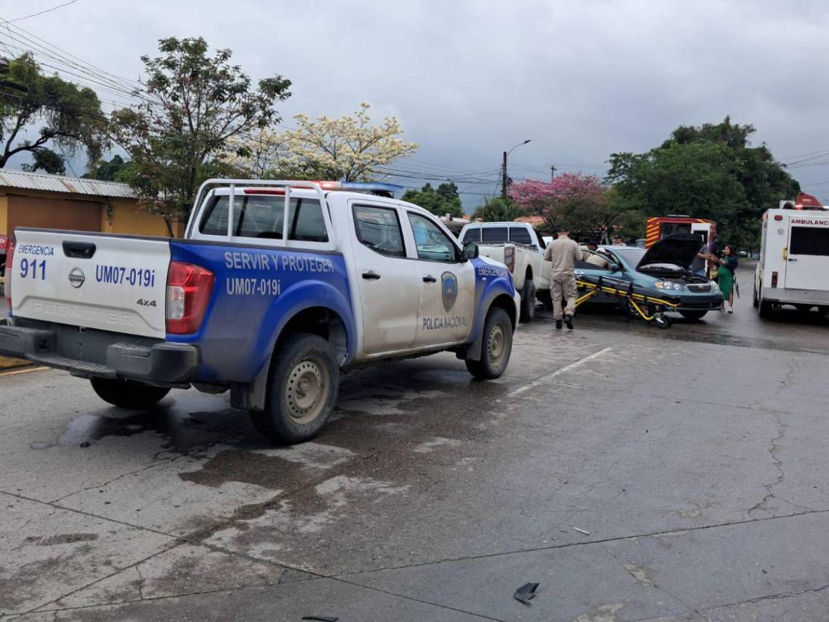 Aparatoso accidente deja cuatro heridos en SPS