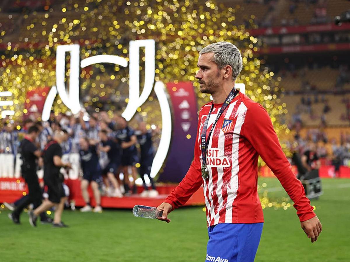 Simeone hundido, Griezmann con triste final y 'madridista' festeja la Copa del Rey
