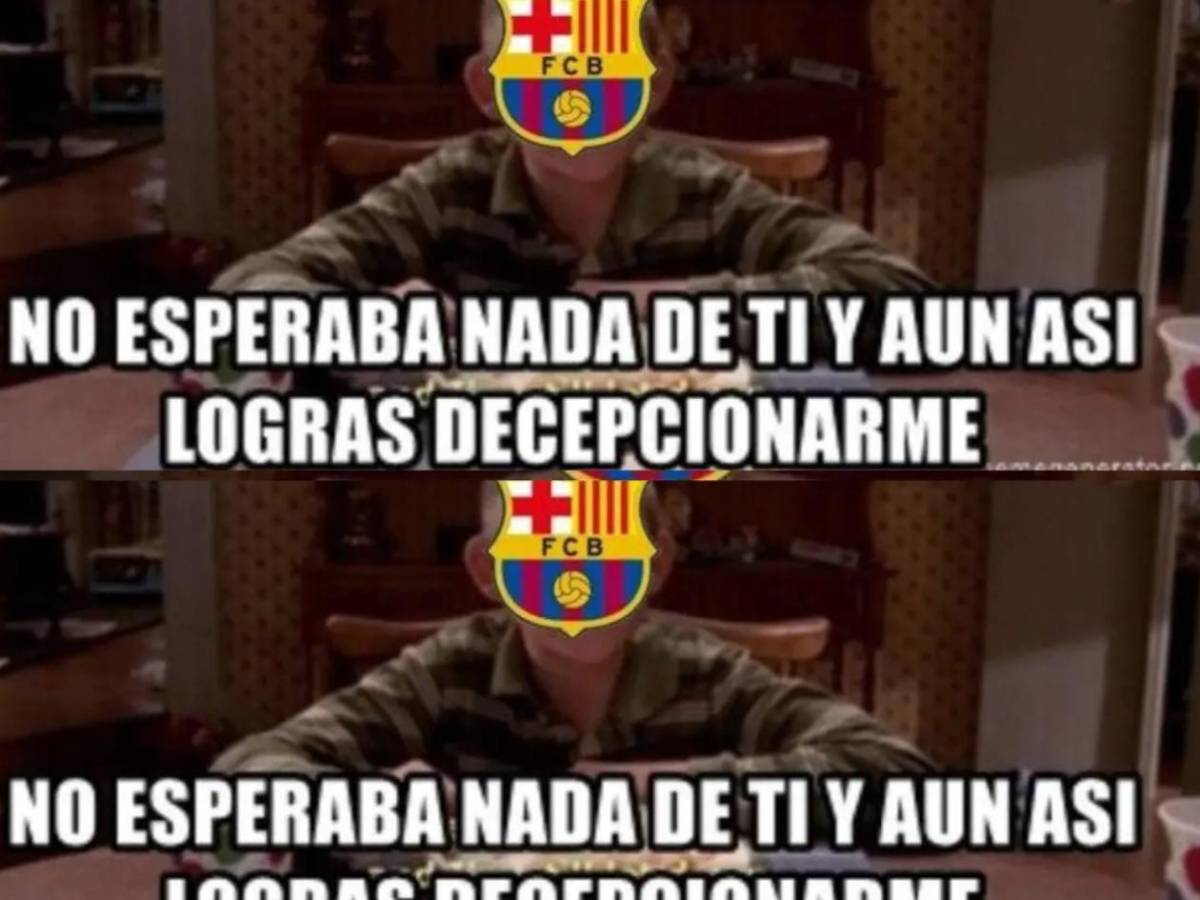 Barcelona recibe burlas tras caer en la Champions: Venganza del madridismo