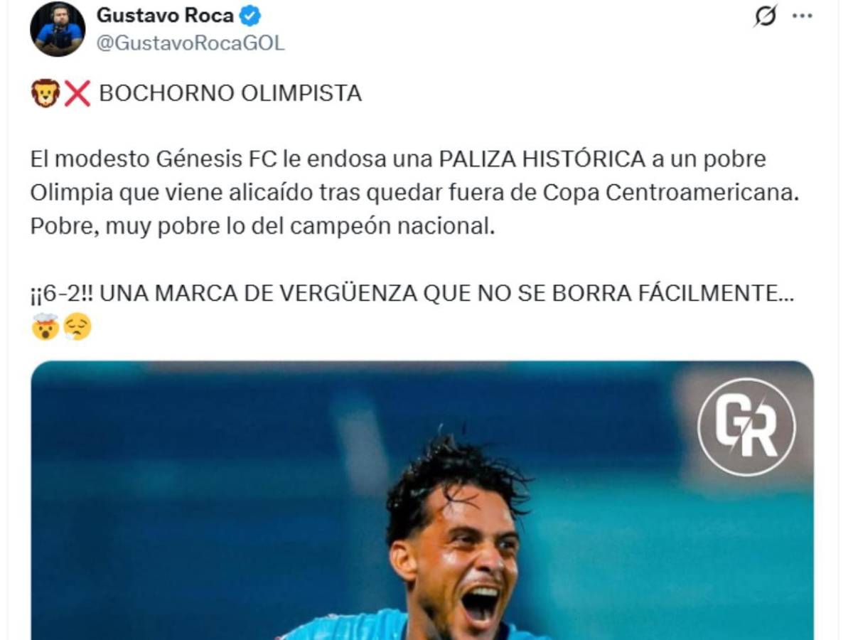 Indignación, sorpresa y señalan al culpable tras vapuleada histórica al Olimpia