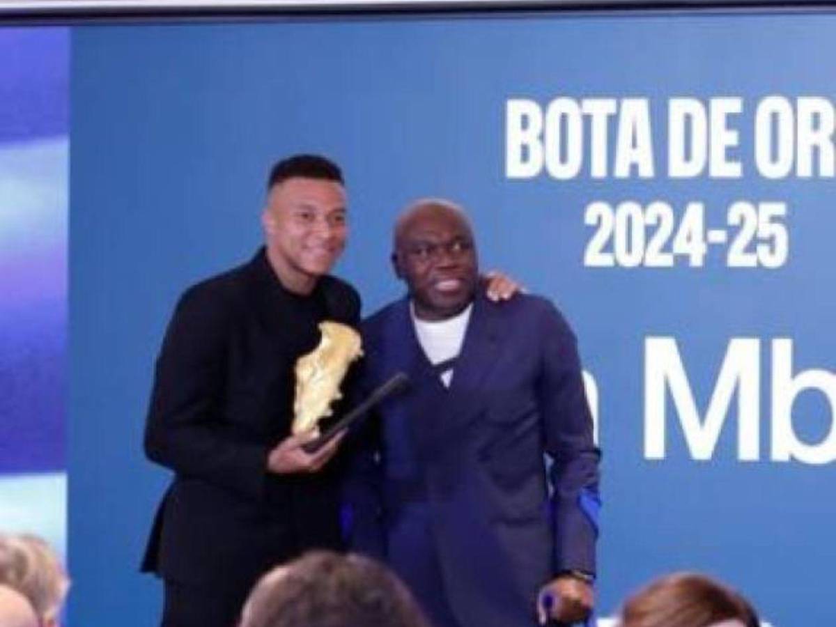 Mbappé recibe la Bota de Oro: lo que dijo y quiénes del Real Madrid lo acompañaron