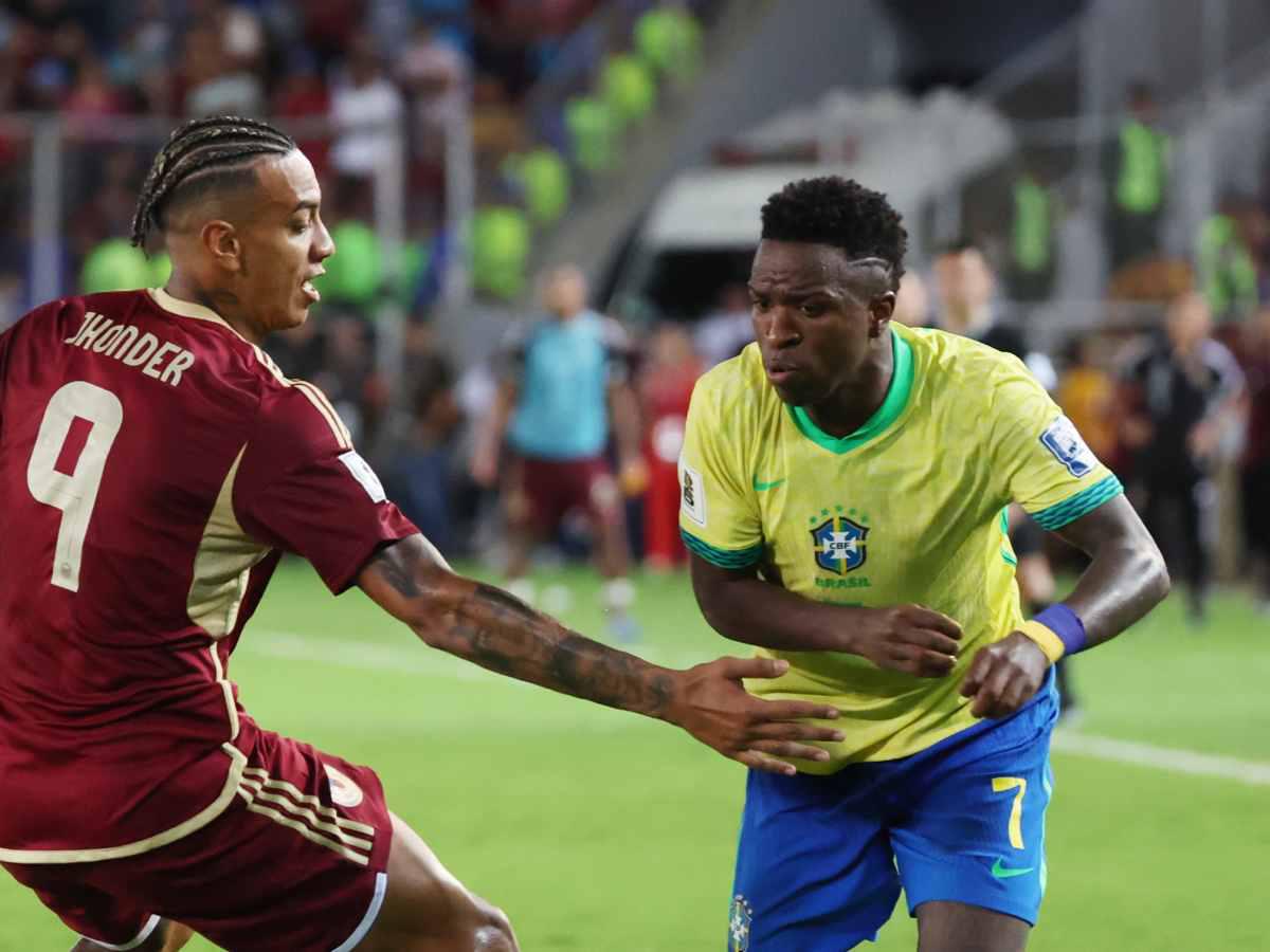 Vinicius, villano: Brasil sufre tropiezo ante Venezuela por las eliminatorias de Conmebol