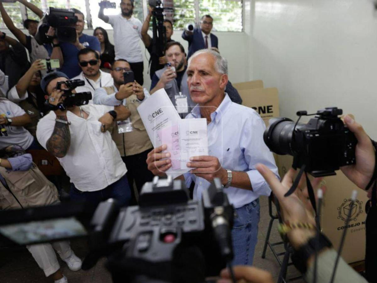 Así votaron los candidatos a la presidencia de Honduras