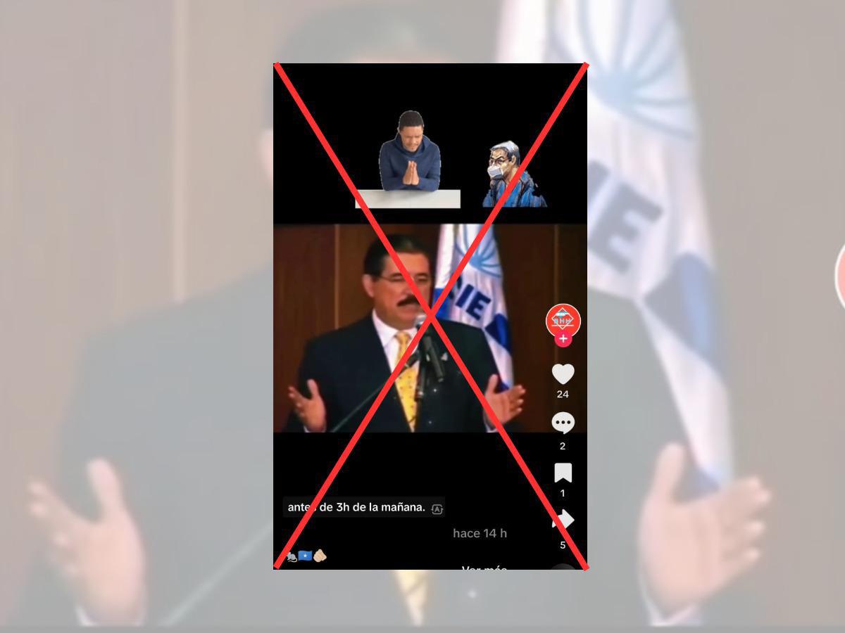 Captura de pantalla a una publicación de TikTok realizada el 20 de febrero de 2024.