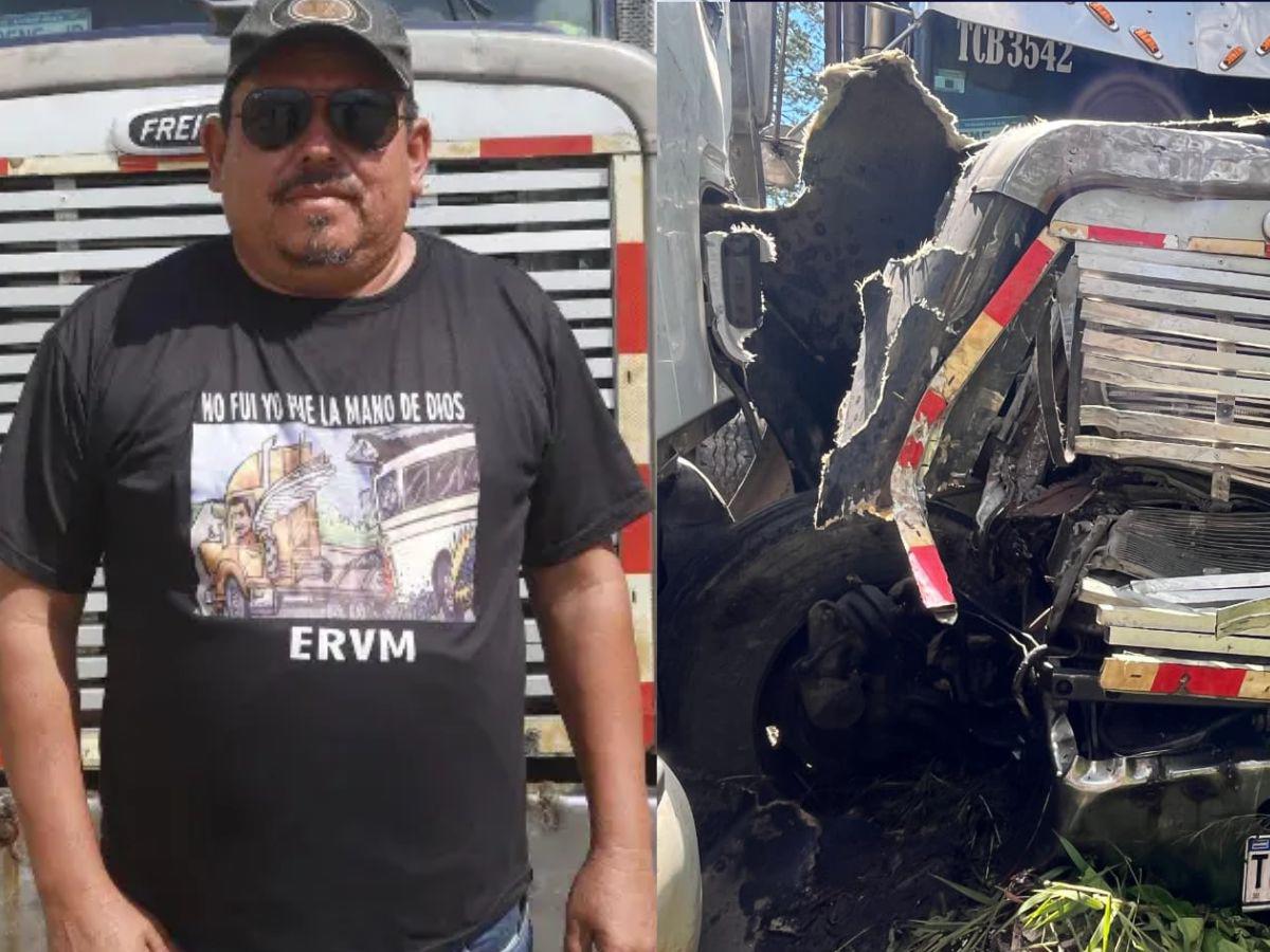 La rastra del héroe hondureño don Elías queda destrozada tras accidente