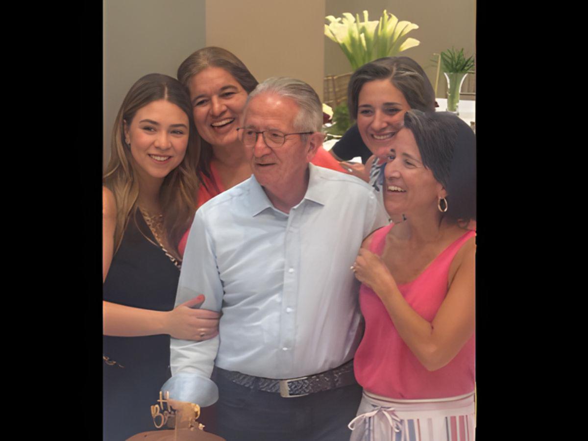 Hija del expresidente Ricardo Maduro revela imágenes inéditas en sus 80 años