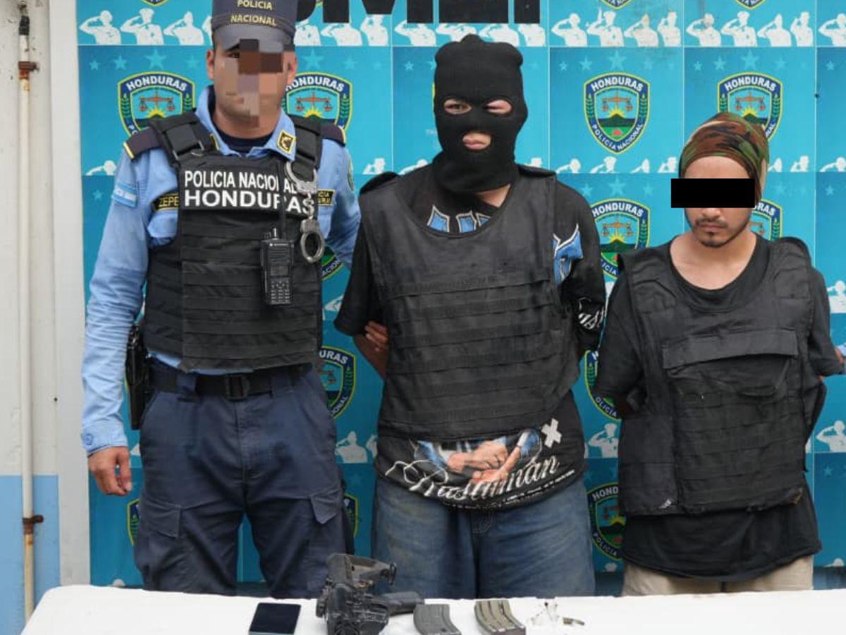 Capturan a Malicia y Doble A tras tiroteo con policías en Chamelecón