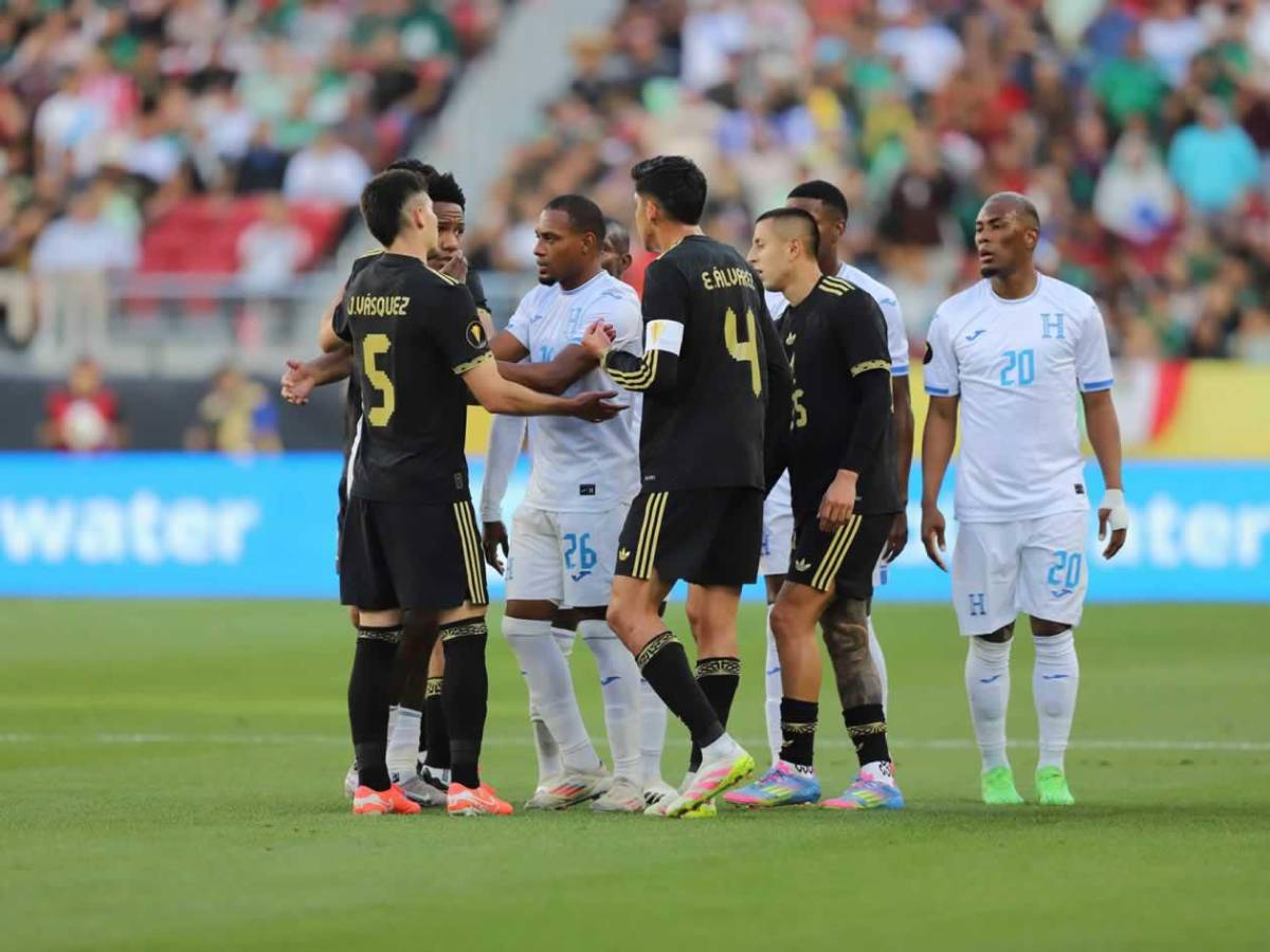 México vs Honduras: así fue el zafarrancho en Copa Oro y el motivo que empezó la pelea