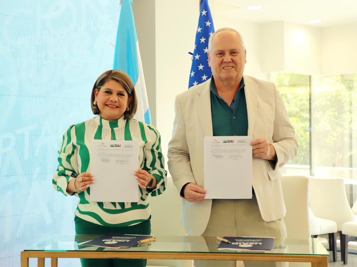 Fundación Terra firmó un acuerdo de colaboración con el Proyecto de Adaptación Climática de USAID.