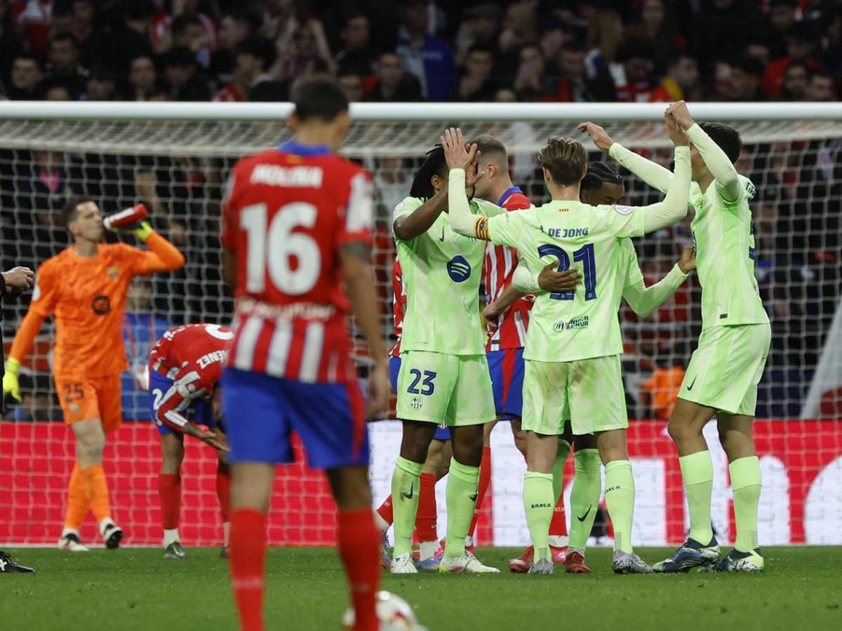 Barcelona festeja, deja dardo, tristeza del Atlético y horrible imagen