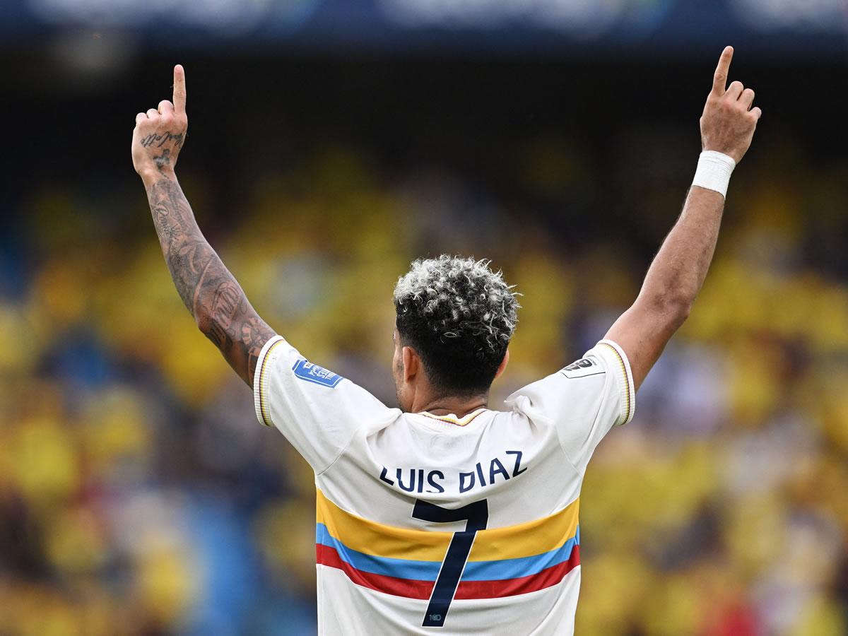 Luis Díaz dijo presente a su cita con el gol en la paliza de Colombia sobre Chile.