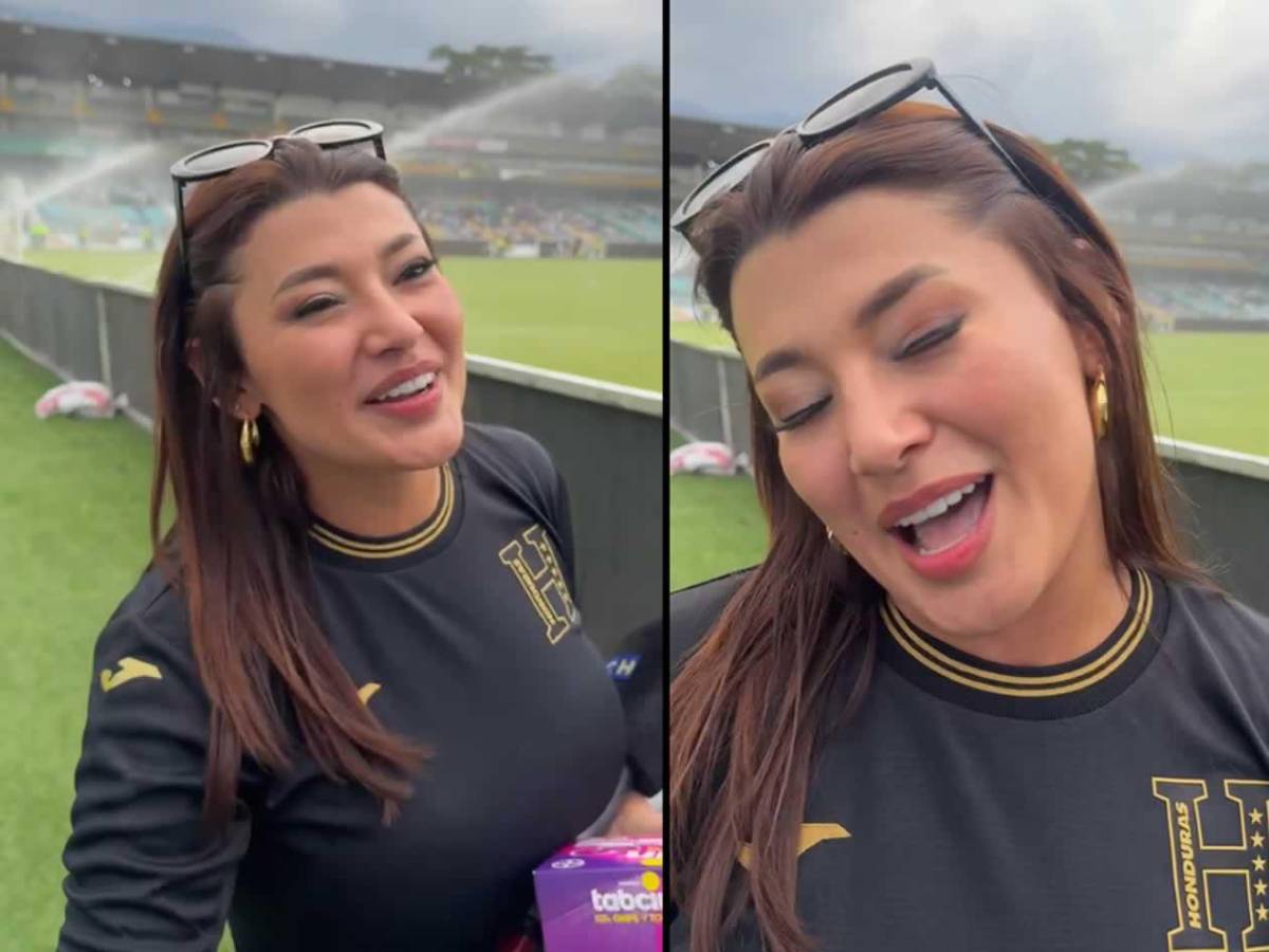 Milagro Flores 'enamora' a Supremo y se emociona: así llegó al partido de tiktokers en el Morazán