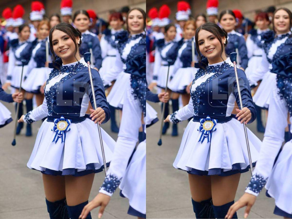 Robaron miradas: las palillonas más destacadas de los desfiles patrios en Honduras