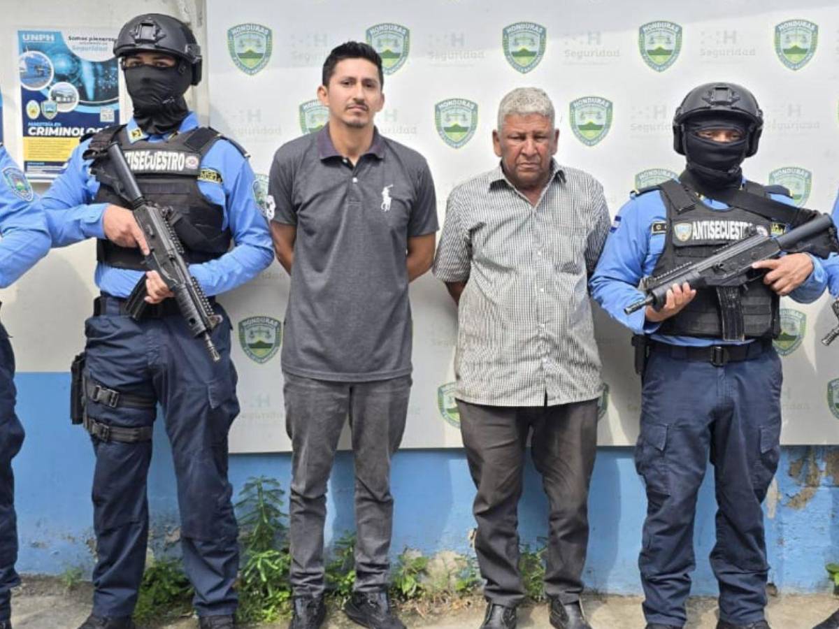 Rescatan a estudiante y caen los dos presuntos secuestradores que exigían L10 millones