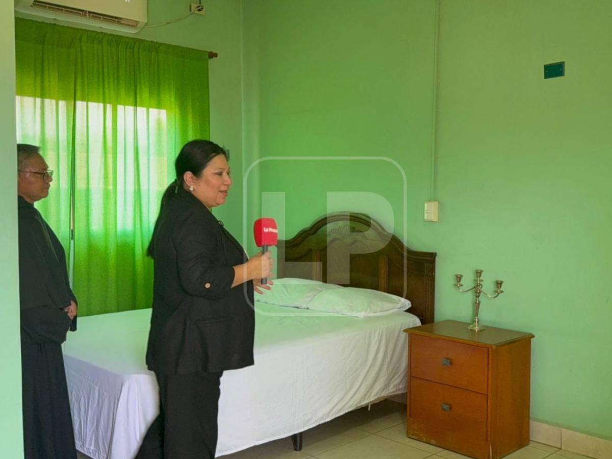 Fotos inéditas de la humilde habitación donde durmió el papa León XIV en Honduras